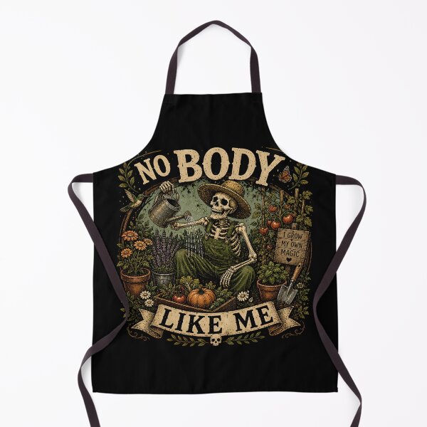 Item preview, No Body Like Me | Skeleton Gardener Funny Halloween Gardening Shirt designed and sold by KAM-KAM-STORE.