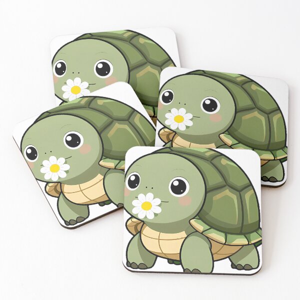 Item preview, Tortoise with Daisy designed and sold by pumsquare.