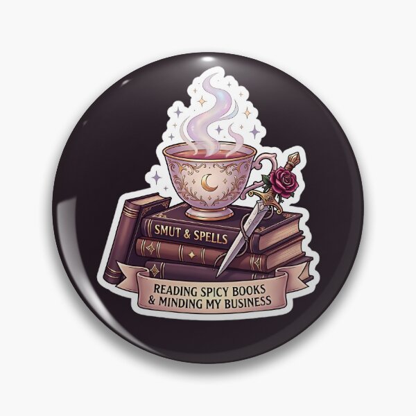 Item preview, Reading Spicy Books & Minding My Business - BookTok Sticker designed and sold by AlruanceStudio.