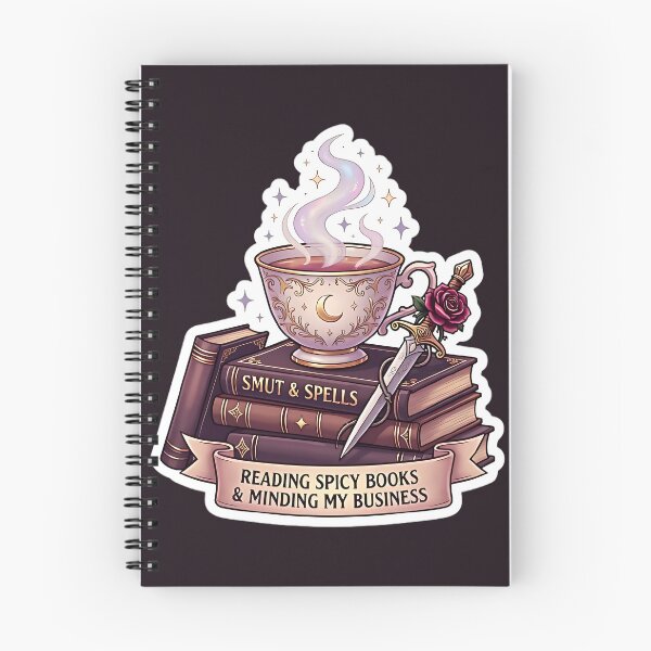 Item preview, Reading Spicy Books & Minding My Business - BookTok Sticker designed and sold by AlruanceStudio.