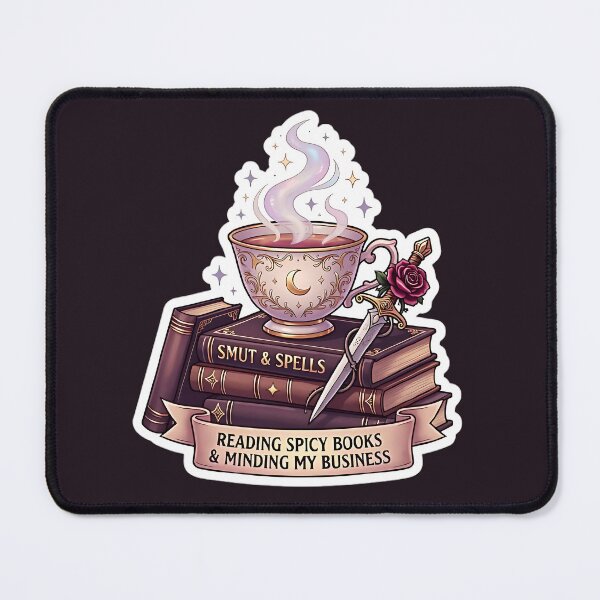 Item preview, Reading Spicy Books & Minding My Business - BookTok Sticker designed and sold by AlruanceStudio.