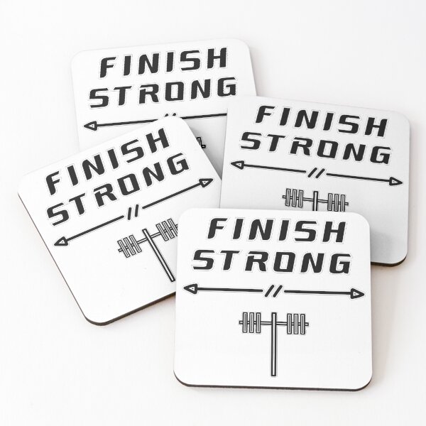 Item preview, Finish Strong Christian Gym Cross Barbell designed and sold by Bezuiden.