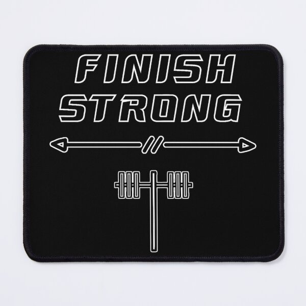 Item preview, Finish Strong Christian Gym Cross Barbell designed and sold by Bezuiden.