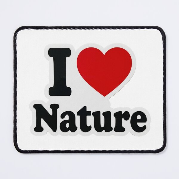 Item preview, I Love Nature Gift Retro Outdoor Art Graphic Cute Wildlife Lover Present for Hikers designed and sold by raedattia.