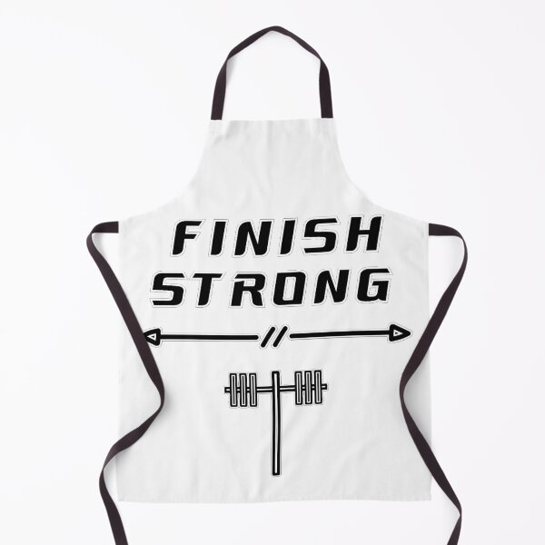 Item preview, Finish Strong Christian Gym Cross Barbell designed and sold by Bezuiden.