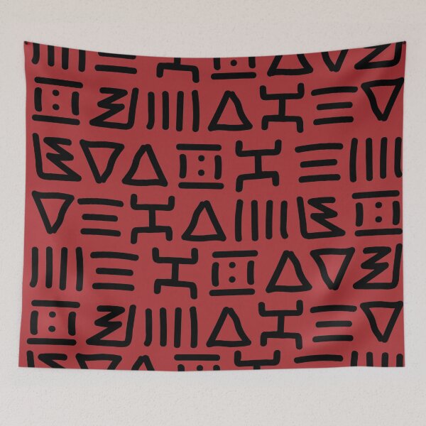 Item preview, Traditional Bogolan Pattern – African Textile Art & Ethnic Design designed and sold by Wolagno.