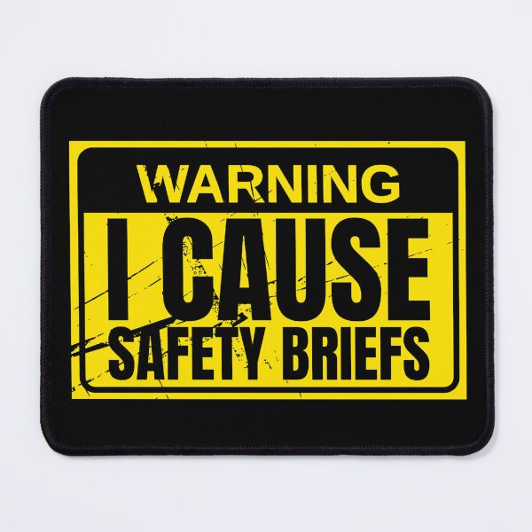 Item preview, Warning I Cause Safety Briefs designed and sold by Dondonmart.