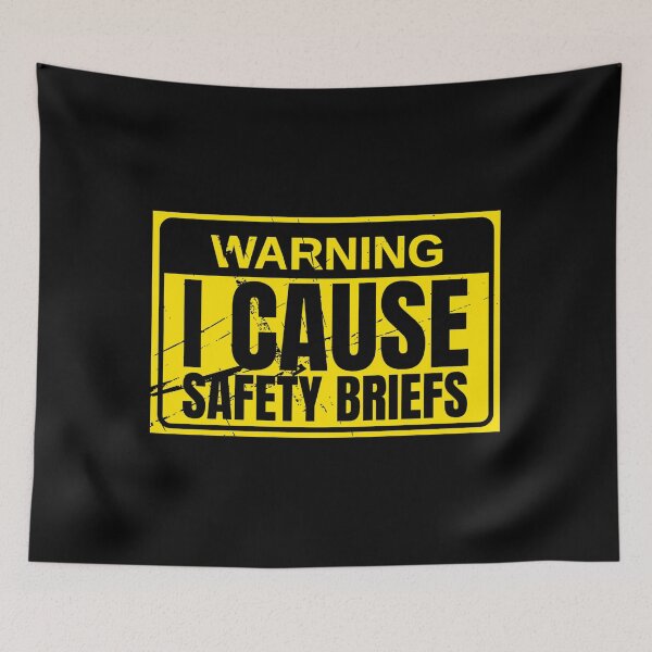 Item preview, Warning I Cause Safety Briefs designed and sold by Dondonmart.