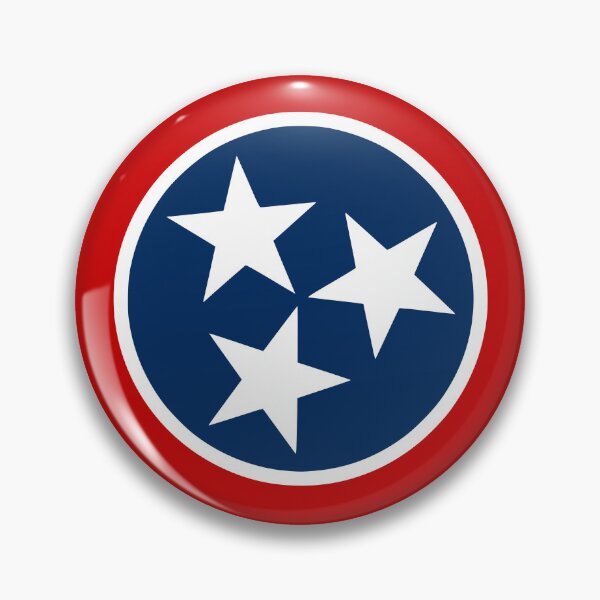 Artikelvorschau, Tennessee Tri-Star State Flaggenemblem entworfen und verkauft von Imaginationbeyond.