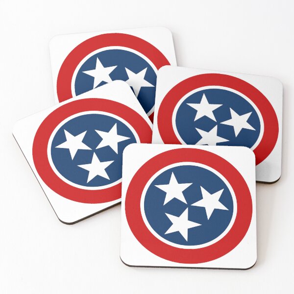 Item preview, Tennessee Tri-Star State Flag Emblem designed and sold by Imaginationbeyond.