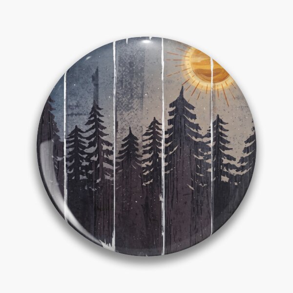 Item preview, Snow Leopard and Mystic Pine Forest Silhouette designed and sold by Shopeon Designs.