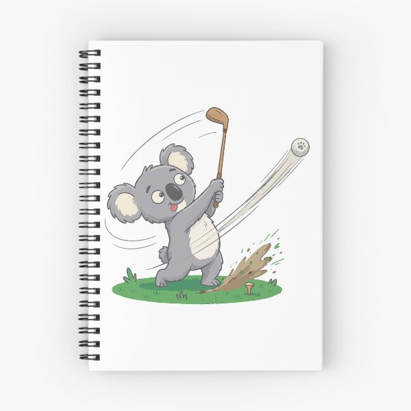 Item preview, Cute koala Golfing, funny sports design, Sports Gift designed and sold by BobaTeeStore.