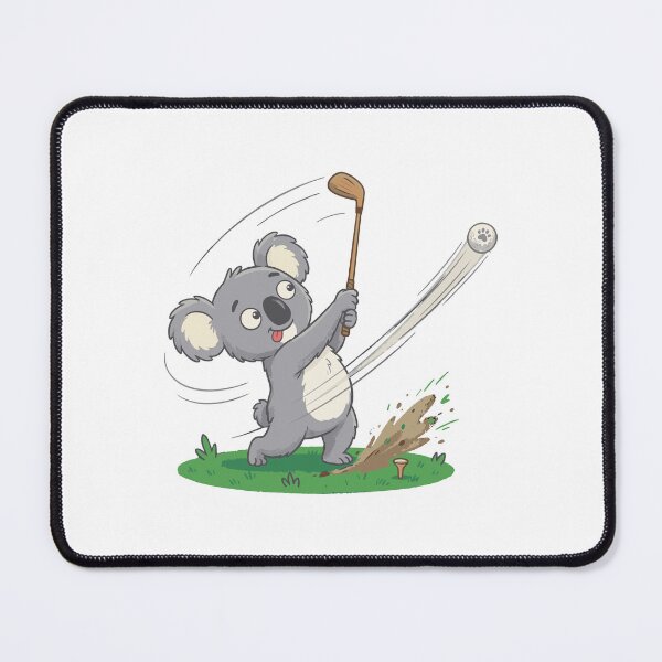 Item preview, Cute koala Golfing, funny sports design, Sports Gift designed and sold by BobaTeeStore.