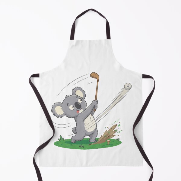 Item preview, Cute koala Golfing, funny sports design, Sports Gift designed and sold by BobaTeeStore.