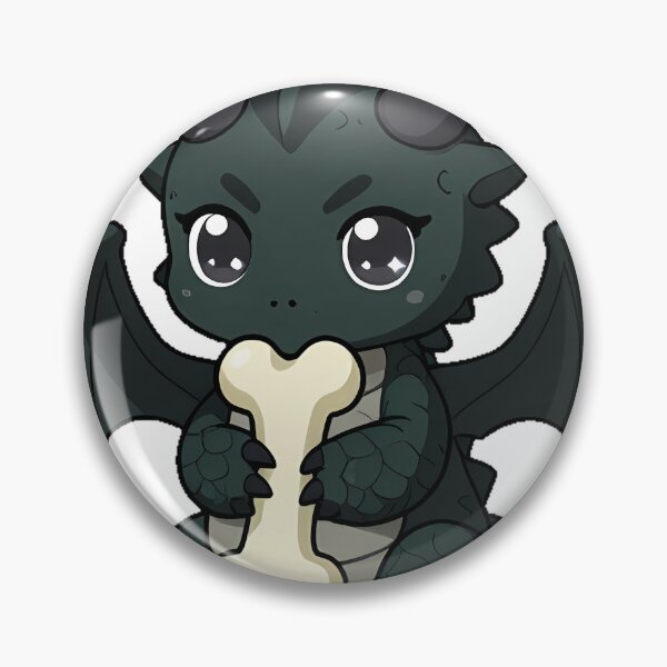 Item preview, Grave Dragon with Femur Bone designed and sold by IllumeInk.