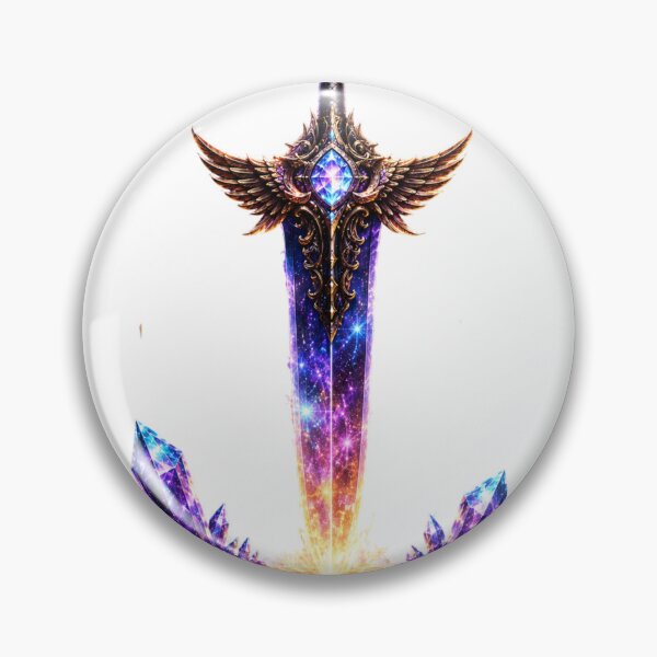 Item preview, Cosmic Celestial Winged Sword Fantasy Art designed and sold by DKSH1234.