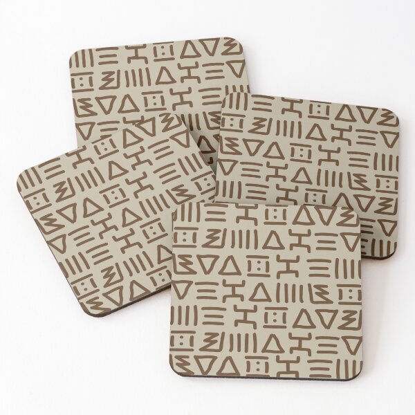 Item preview, Traditional Bogolan Pattern – African Textile Art & Ethnic Design designed and sold by Wolagno.