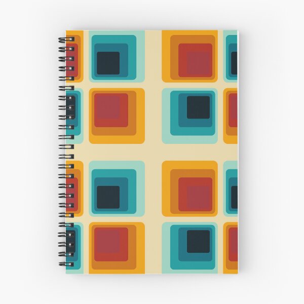 Item preview, Retro Mid-Century Square Geometric Pattern Art designed and sold by Zaya_art.