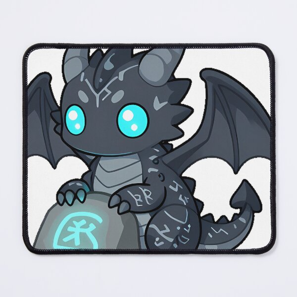 Item preview, Rune Dragon with Rune Stone designed and sold by IllumeInk.