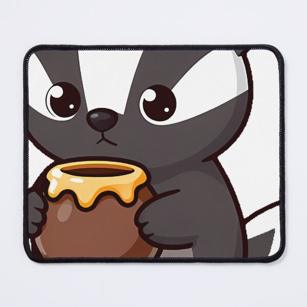 Item preview, Honey Badger with Honey Pot designed and sold by pumsquare.