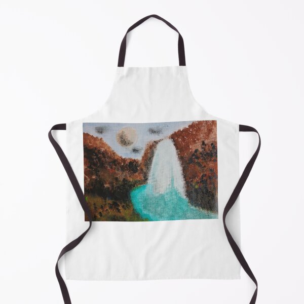 Item preview, Mountains of North America with Waterfall designed and sold by Aquamarineelle.