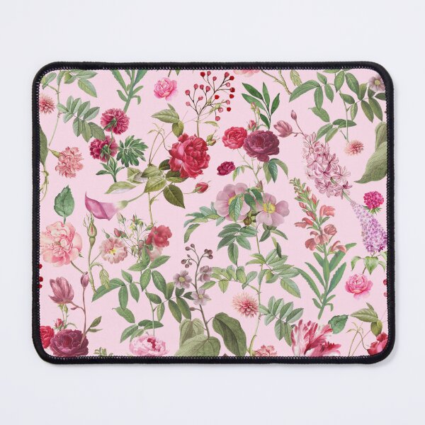 Item preview, Vintage Pink Botanical Floral Seamless Pattern designed and sold by jianina-alondra.