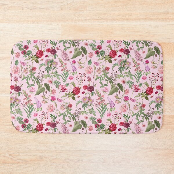 Item preview, Vintage Pink Botanical Floral Seamless Pattern designed and sold by jianina-alondra.