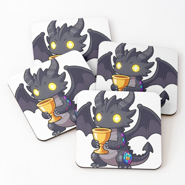Item preview, Cathedral Dragon with Golden Chalice designed and sold by IllumeInk.