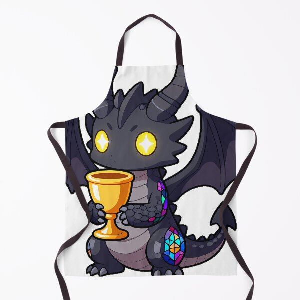 Item preview, Cathedral Dragon with Golden Chalice designed and sold by IllumeInk.