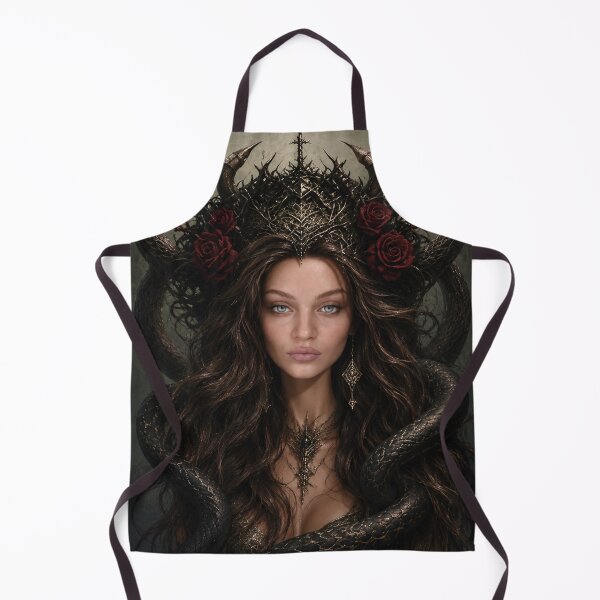 Item preview, Dark Lilith Snake Queen Gothic Fantasy Portrait designed and sold by Moxie-Cat-Universe.