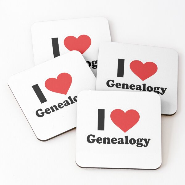 Item preview, I Love Genealogy Gift Family History Research Art Graphic Ancestry Present for Family Trees designed and sold by raedattia.