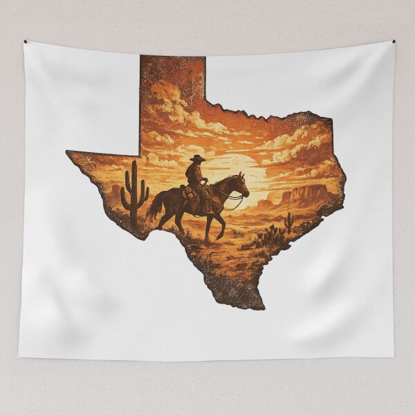 Item preview, Texas Cowboy Sunset Shirt | Western State Pride Graphic designed and sold by FalistY.