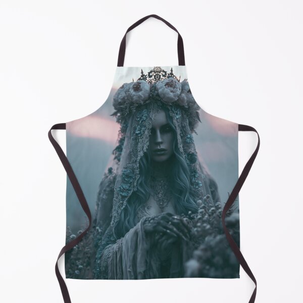 Item preview, Dark Fae Queen With Floral Crown designed and sold by NyxandVeilArt.