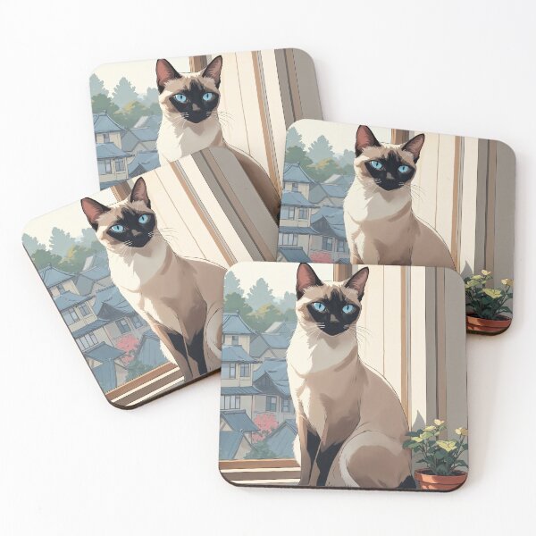 Item preview, Siamese Cat by the Window designed and sold by store52.
