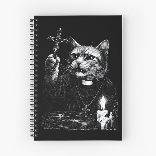Item preview, Funny Exorcist Cat Shirt, Priest Cat Graphic Tee, Gothic Horror Cat Vintage Design, Halloween Black Cat Gift, Comfort Colors designed and sold by Phirivey.