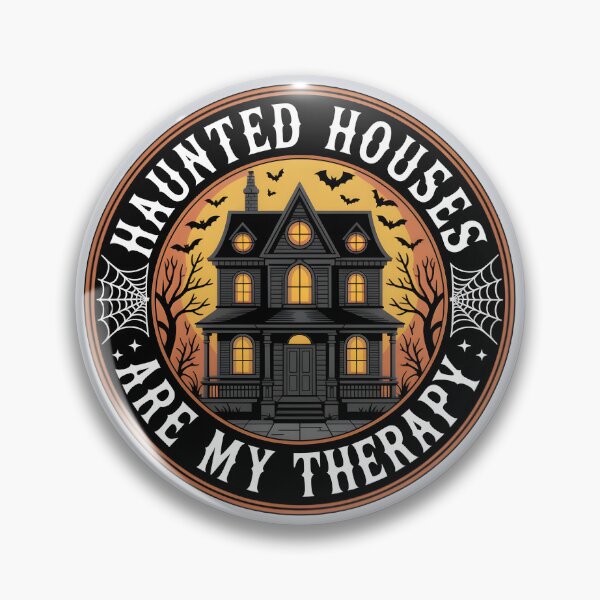 Item preview, Haunted Houses Are My Therapy – Spooky Haunted House Halloween Design designed and sold by Jollys-ArtShop.