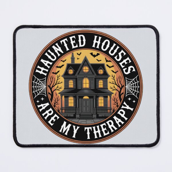 Item preview, Haunted Houses Are My Therapy – Spooky Haunted House Halloween Design designed and sold by Jollys-ArtShop.