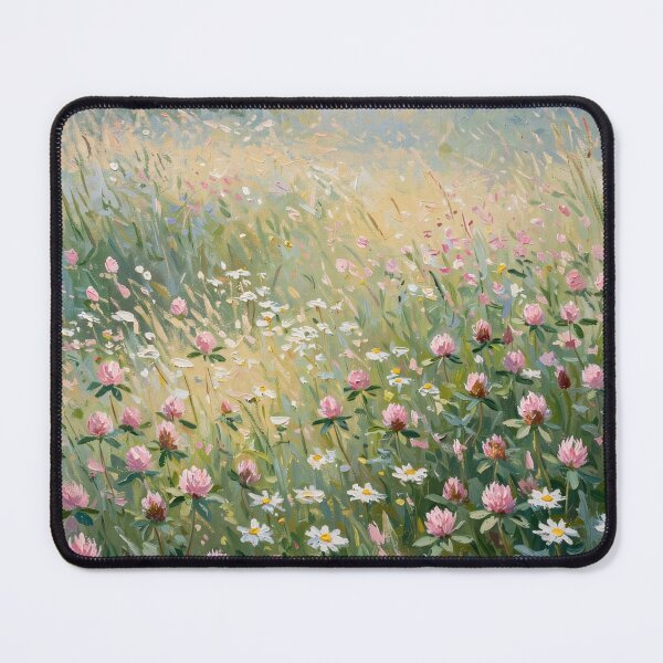 Item preview, Impressionist Monet Meadow Clover Daisies designed and sold by Late Theory.