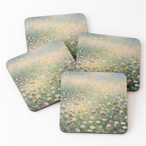 Artikelvorschau, Impressionistische Monet-Wiesenklee-Gänseblümchen entworfen und verkauft von Late Theory.
