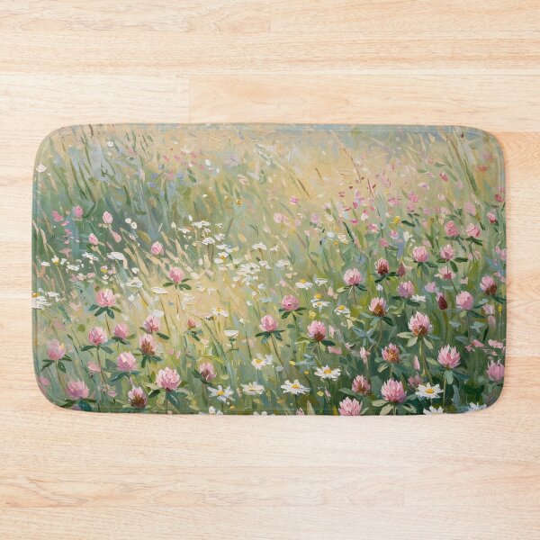 Item preview, Impressionist Monet Meadow Clover Daisies designed and sold by Late Theory.