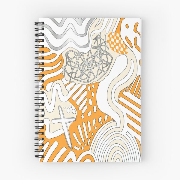 Item preview, Abstract Orange Notebook Cover designed and sold by [ATS].