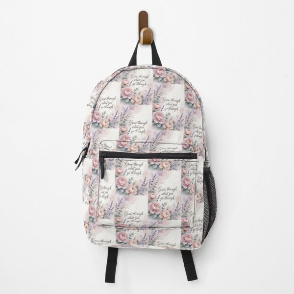Item preview, Grow Through What You Go Through Floral designed and sold by HappyOops.