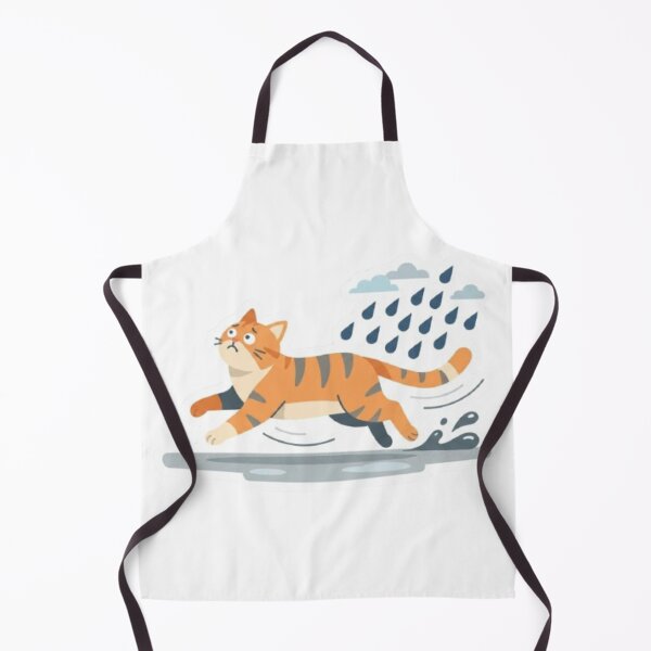 Item preview, Tabby Cat Running in Rain designed and sold by Snurly.