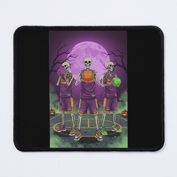 Item preview, Halloween Skeleton Basketball Team T-Shirt | Spooky Hoops Squad | Funny Skull Basketball Players | Halloween Sports Gift designed and sold by emiliacreations.