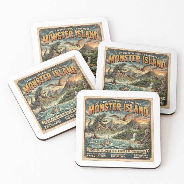 Item preview, Visit Monster Island designed and sold by Bad-Decisions-Designs.