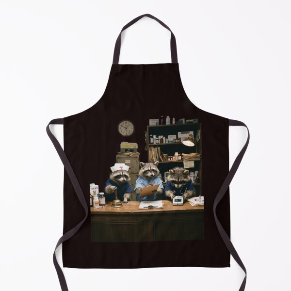 Item preview, Funny Raccoon Nurse Station Feral Graphic Meme RN Nursing designed and sold by w66aboo.