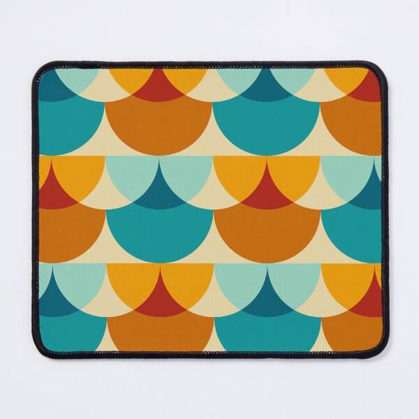 Item preview, Retro Mid-Century Scale Geometric Pattern Art designed and sold by Zaya_art.