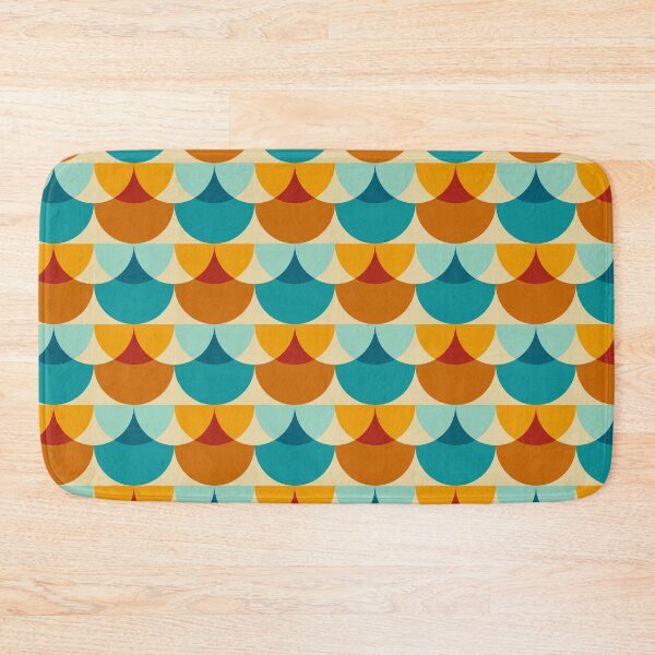 Item preview, Retro Mid-Century Scale Geometric Pattern Art designed and sold by Zaya_art.