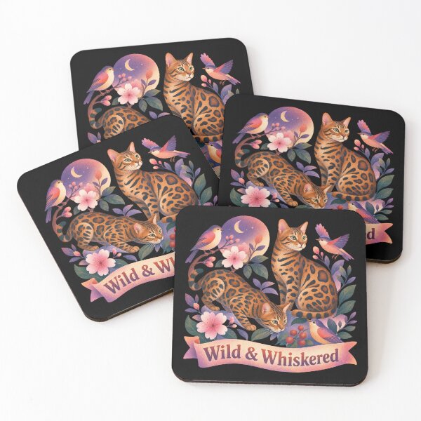 Item preview, Wild & Whiskered – Magical Nature Bengal Cat designed and sold by Bengoer18.