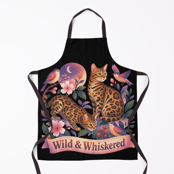 Item preview, Wild & Whiskered – Magical Nature Bengal Cat designed and sold by Bengoer18.